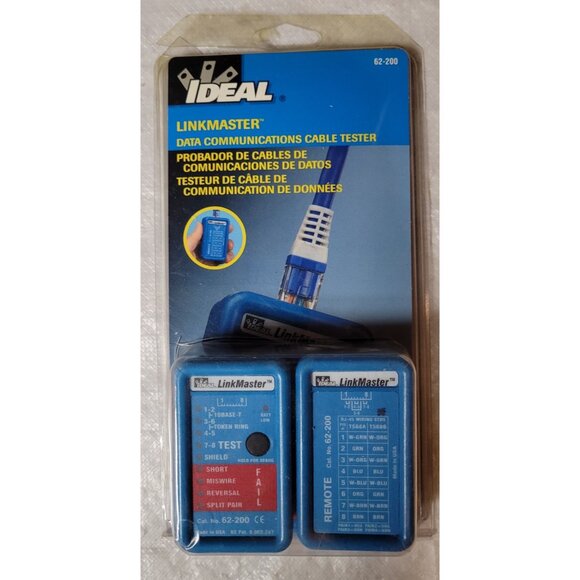 Ideal LinkMaster 62-200 Data Communications Cable Tester - Picture 1 of 4